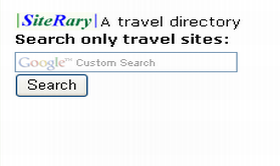 Travel search engine Google Gadget Screenshot Tools