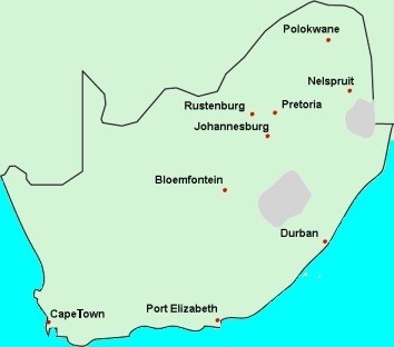 south africa map