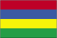flag of  Mauritius