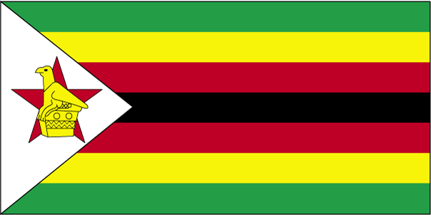 flag of  Zimbabwe